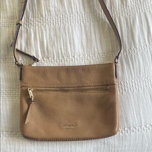 Kate Spade Tan Leather Crossbody Bag